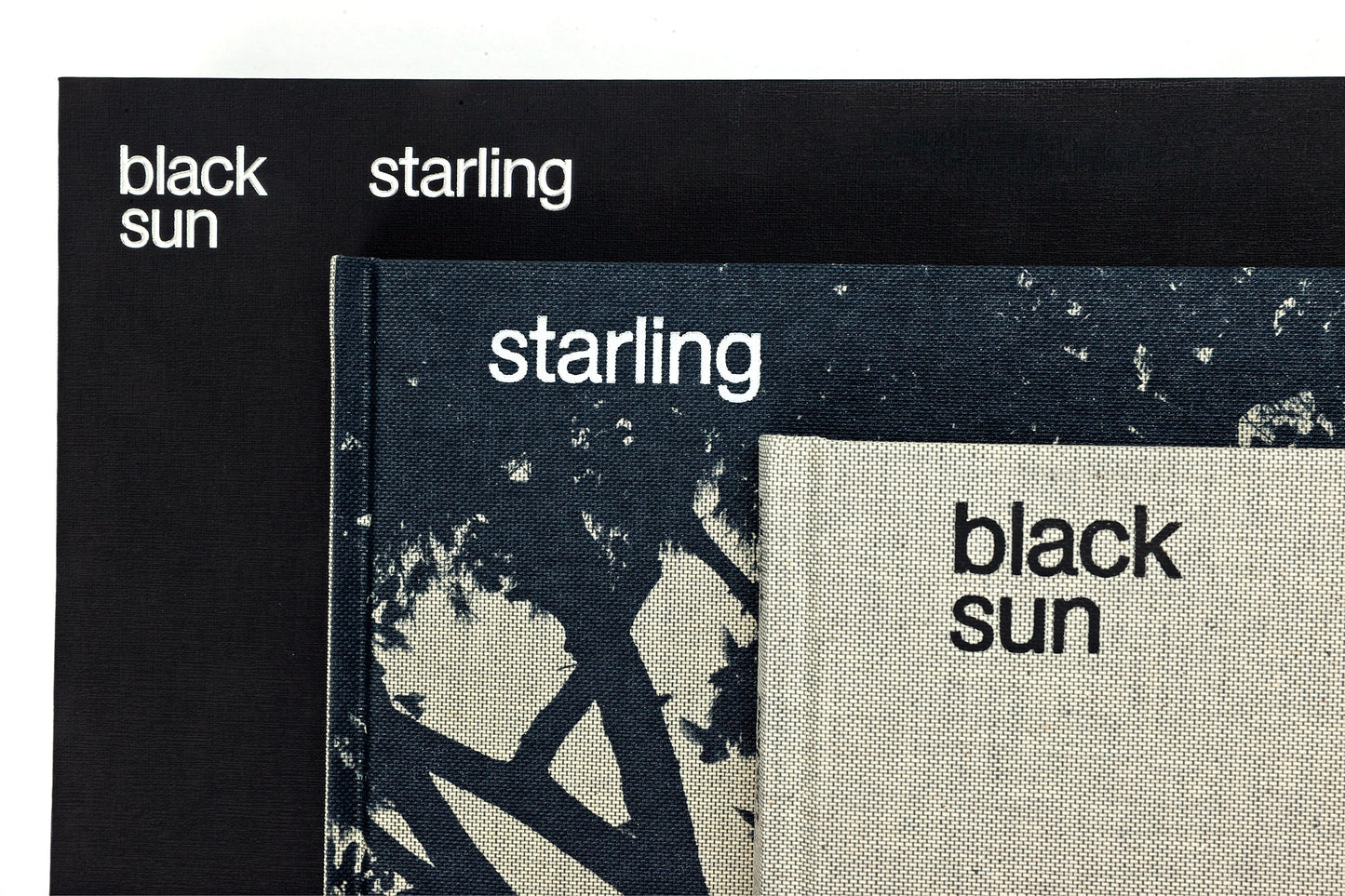 SIGNED BLACK SUN/STARLING IN CUSTOM CASSETTE W. THREE A4 ARTWORK PRINTS