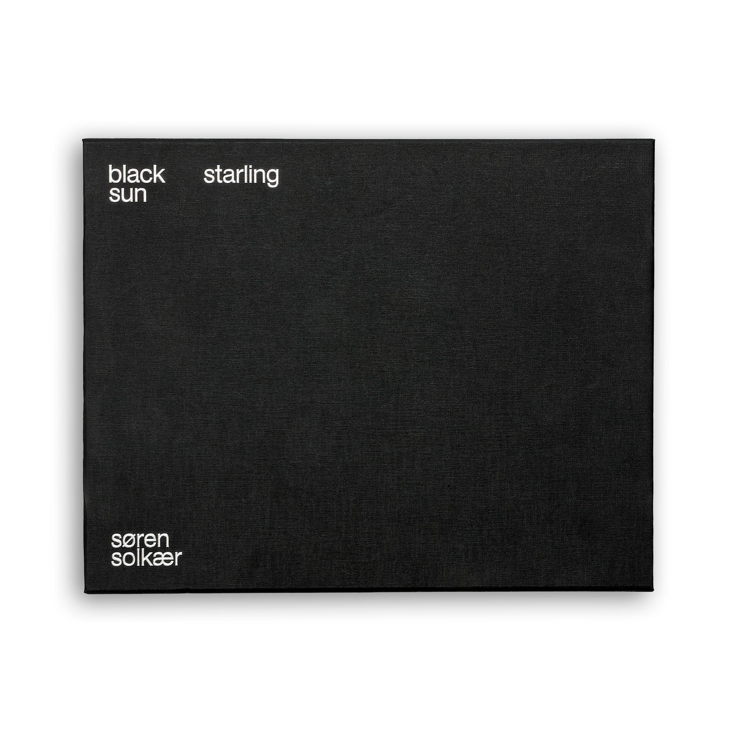 Signed Black Sun / Starling books in custom handmade cassette