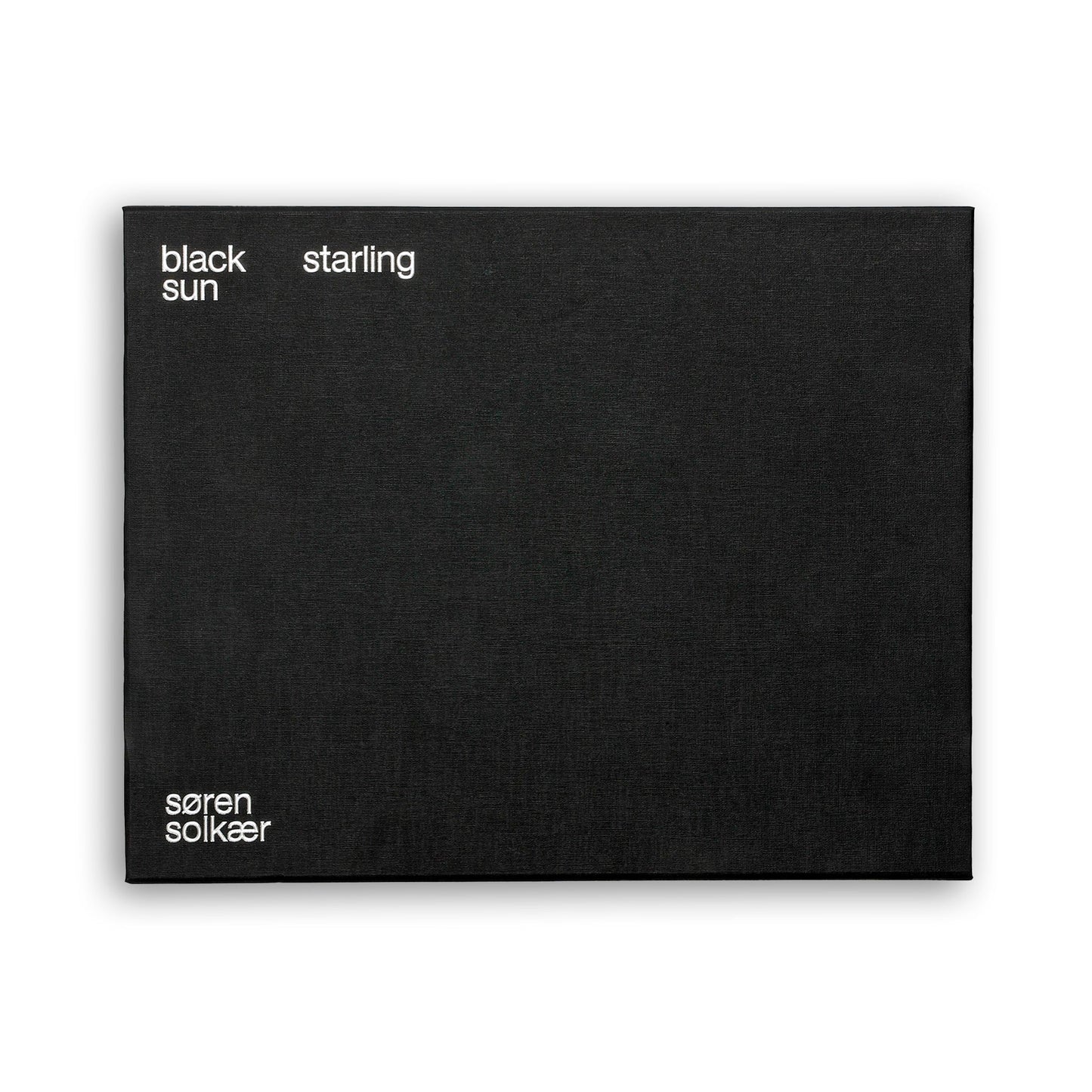 SIGNED BLACK SUN/STARLING IN CUSTOM CASSETTE W. THREE A4 ARTWORK PRINTS