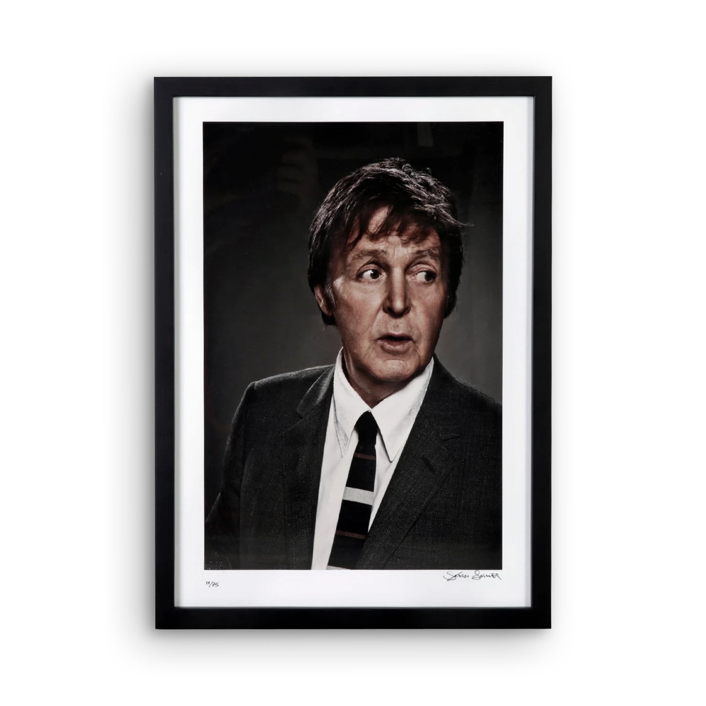 Paul McCartney special edition print (framed and free delivery)