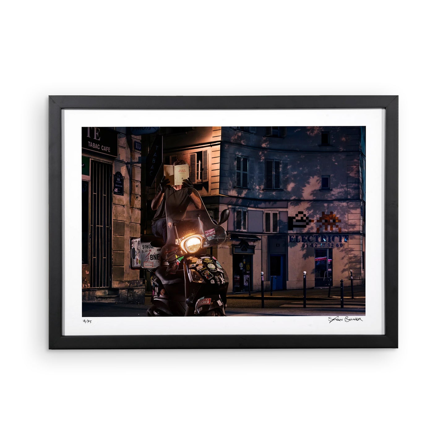 Invader special edition print (framed and free delivery)