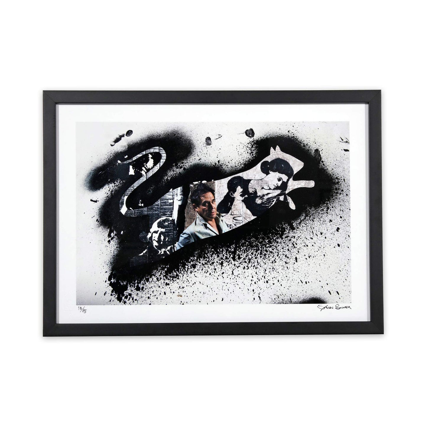 Blek Le Rat special edition print (framed and free delivery)